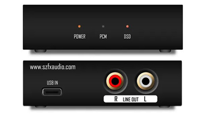 FX-AUDIO FX03 DAC USB ES9028Q2M 32bit / 384kHz DSD256 Noir