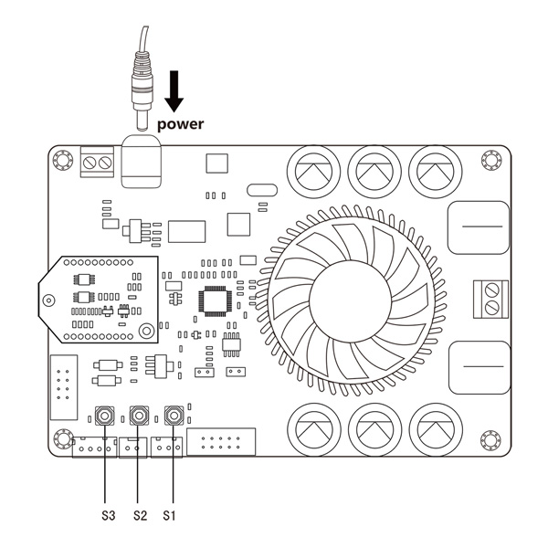 Tinysine TSA7551B Amplificateur Mono TDA7498E DSP ADAU1701 Bluetooth 5.0 aptX 170W 4 Ohm