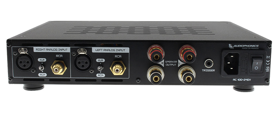 AUDIOPHONICS AP300-S500NC : Panneau arrière et connectique