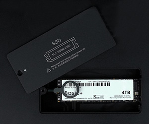 Eversolo DMP-A8 : Emplacement SSD NVMe