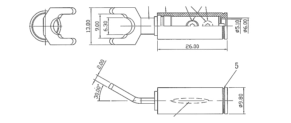 ETI BRIO SPADES Fourches Cuivre Tellurium Plaqué Rhodium (La Paire)