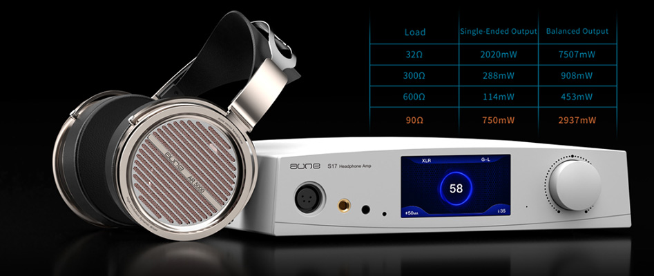 AUNE S17 PRO Discrete Class A Balanced Headphone Amplifier / Preamplifier 7500mW @32Ω
