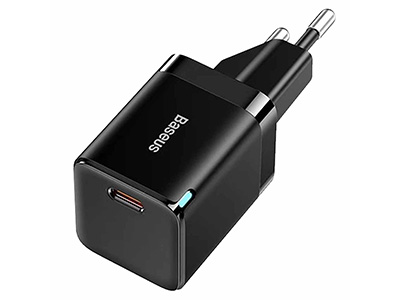 Adaptateur Secteur GAN USB-C PD QC3.0 5V / 9V / 12V / 15V / 20V 30W