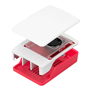 RASPBERRY PI Boîtier Plastique ABS pour Raspberry Pi 5 Rouge / Blanc