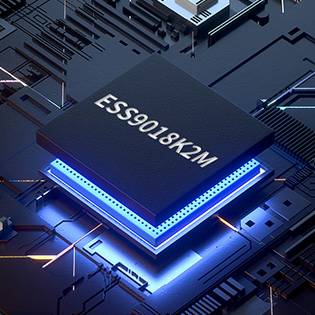 Photo of ES9018K2M DAC chip