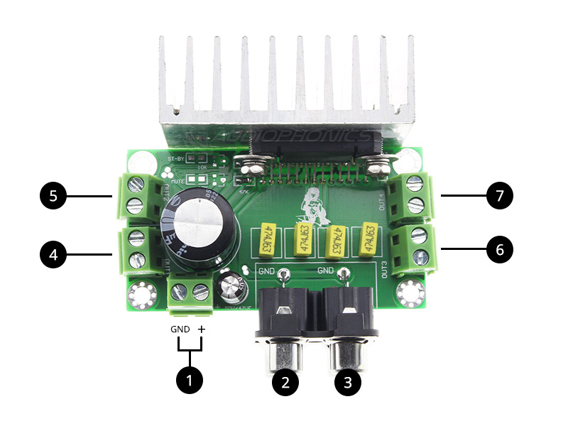 TDA7850 Audio Power Amplifier IC ST ZIP-25 TDA7850 IC - Foto 7