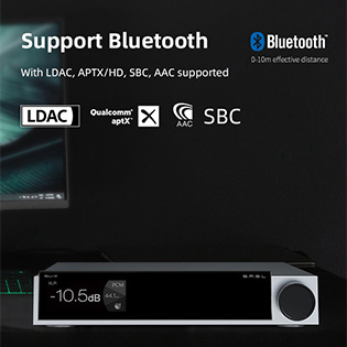 Fonctionnalité Bluetooth du DAC SMSL SU-X 