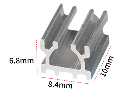 Schéma dimensions dissipateur thermique TO-92