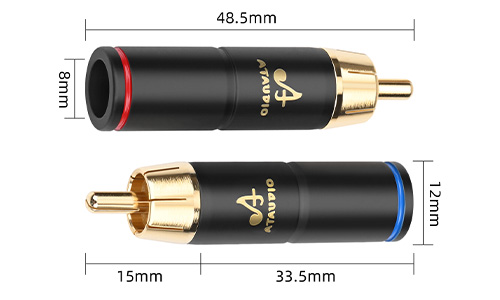 Photo des dimensions du ATAUDIO Q8RM