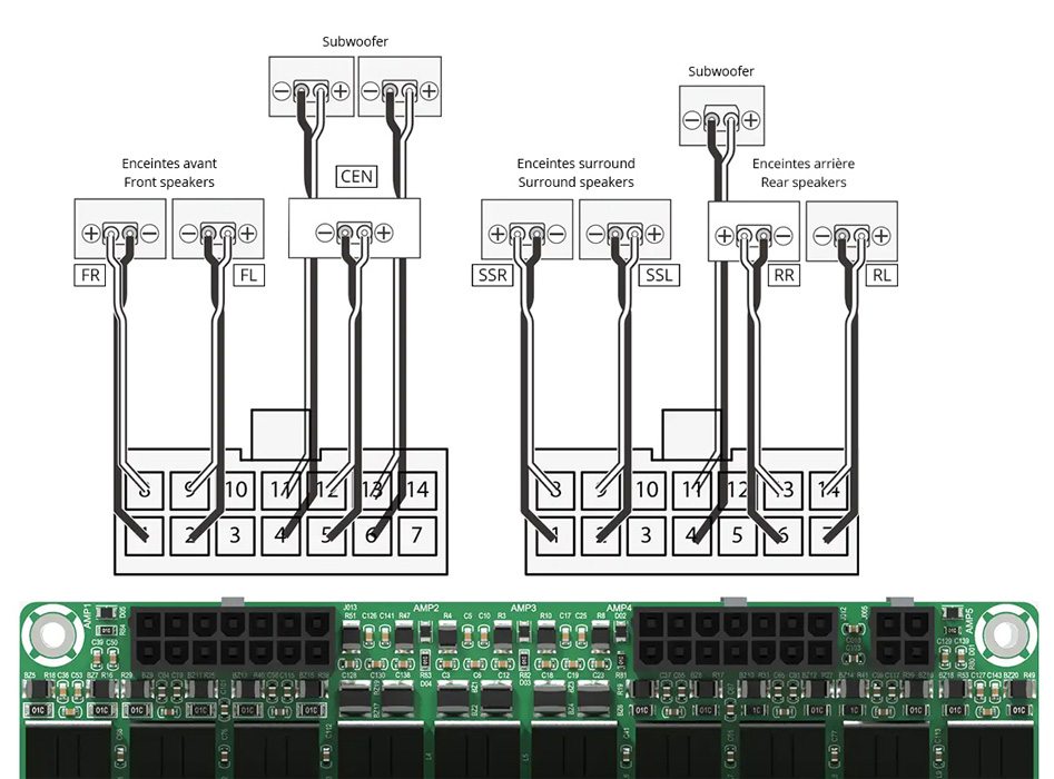 Wondom GAB8: Connection diagram