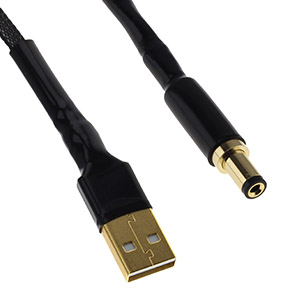 XANGSANE DC05 Câble Alimentation USB-A vers Jack DC 2.5mm Plaqué Or : Connecteurs