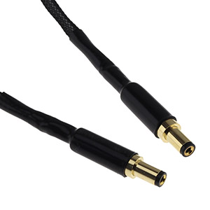 XANGSANE DC05 Power Cable Jack DC 2.1mm to Jack DC 2.1mm Gold-plated : Connectors