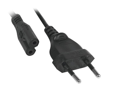 Photo of IEC C7 2-pole standard power cord