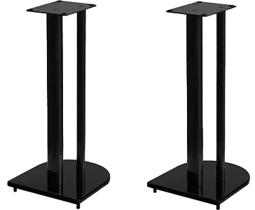 DE CONTI TRIO N60 Speaker stands Black (Pair): Front view