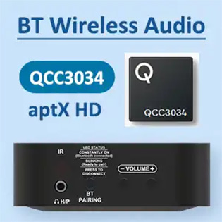 Puce Bluetooth QCC3034 du BERRYBAK HEV250