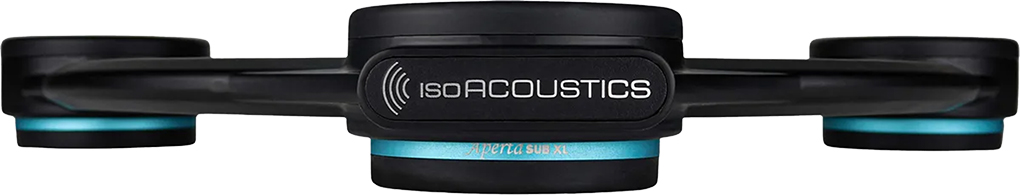 ISOACOUSTICS APERTA SUB XL Subwoofer stand 368x406x37mm 72kg Black : front view