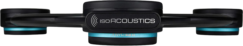 ISOACOUSTICS APERTA SUB XL Support de caisson de basses / Subwoofer 368x406x37mm 72kg Noir : Vue de face