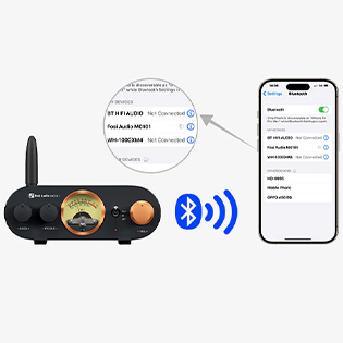 Bluetooth functionality of the Fosi Audio MC101