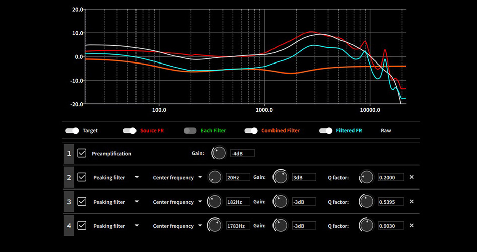 Logiciel EQ du TOPPING D50 III