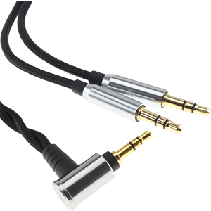 Headphone Cable Jack 3.5mm to 2x Jack 2.5mm OFC Copper 1.5m : Connectors
