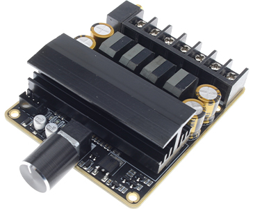 LQSC Class D Stereo Amplifier Module TPA3221 2x85W 4 Ohm : Front view