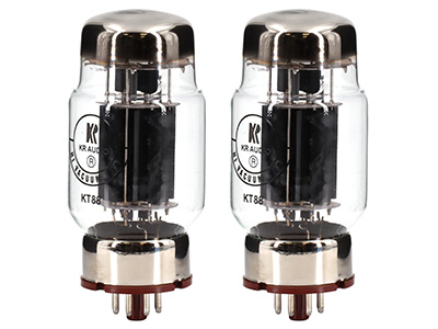 Picture of a pair of KR Audio KT88 Tubes