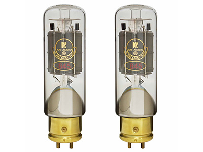 Picture of a pair of KR Audio 845-M Tubes