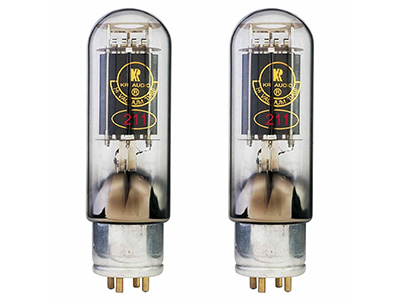 Picture of a pair of KR Audio 211 Tubes