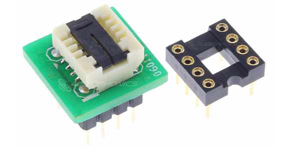 Photo of SOP8/SOIC8 to DIP8 adapter