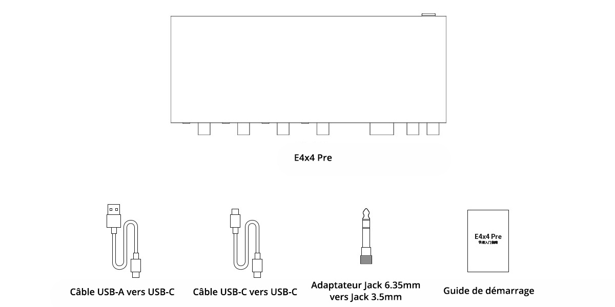 Topping E4x4 PRE : Package