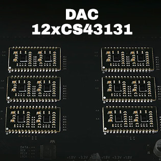 SMSL DO200 PRO's 12 DAC chips