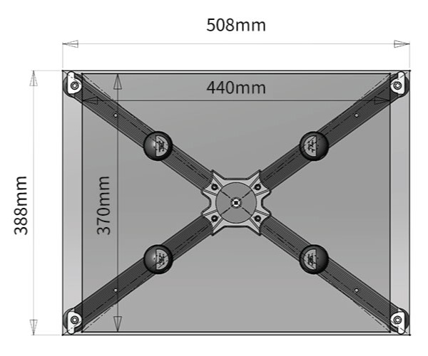 Audio Bastion DX-1L: Dimensions