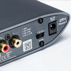 IFI AUDIO ZEN PHONO 3 Phono Preamplifier MM/MC : Gain selector