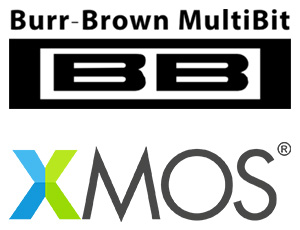 Burr Brown and XMOS logos