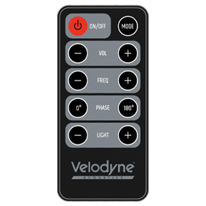 Velodyne Impact X Serie 15: Remote control