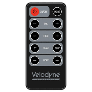 Velodyne Impact X Serie 15 : Télécommande