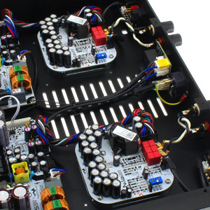 Audiophonics HPA-DM500NIL: dual Nilay500DIY amplifier modules