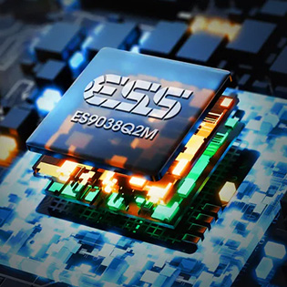 Photo of the Douk Audio K5 DAC chip