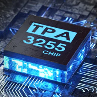 Photo de la puce TPA3255 du DOUK AUDIO ST-01-PLUS