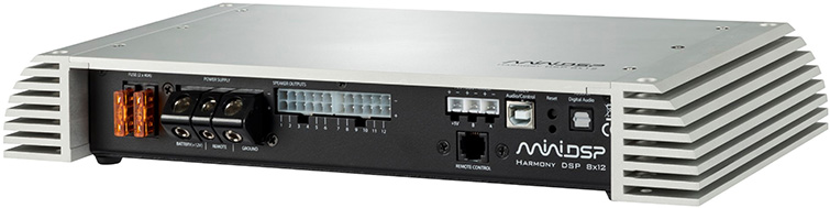MiniDSP Harmony DSP 8x12 : Front view
