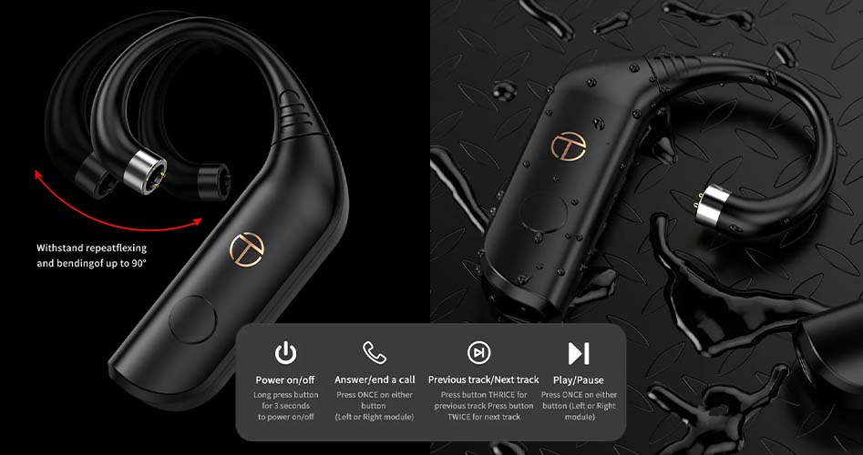 Des récepteurs Bluetooth confortables et résistants