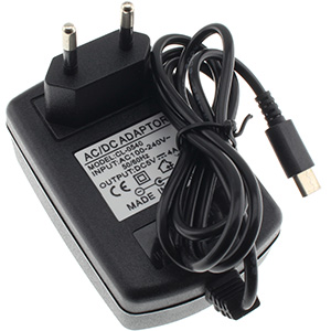 USB-C Mains Adapter : Front view