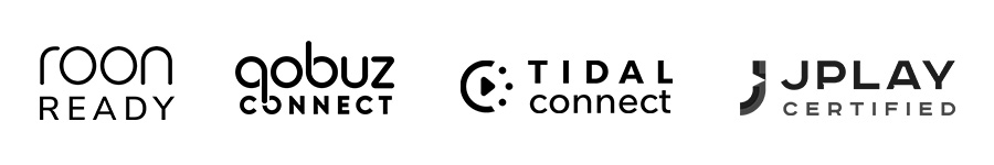 Logos of supported streaming protocols