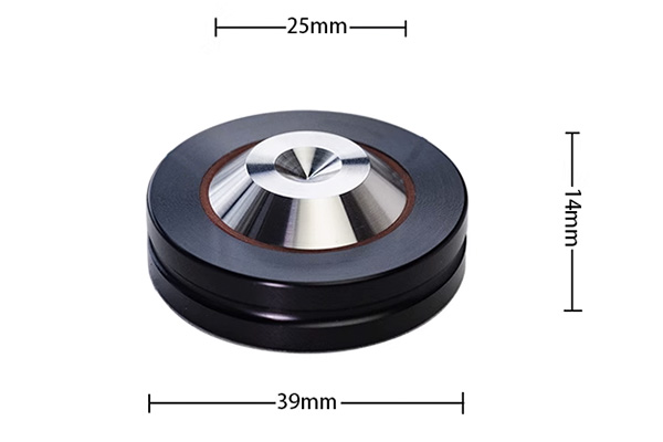 Spike pads dimensions