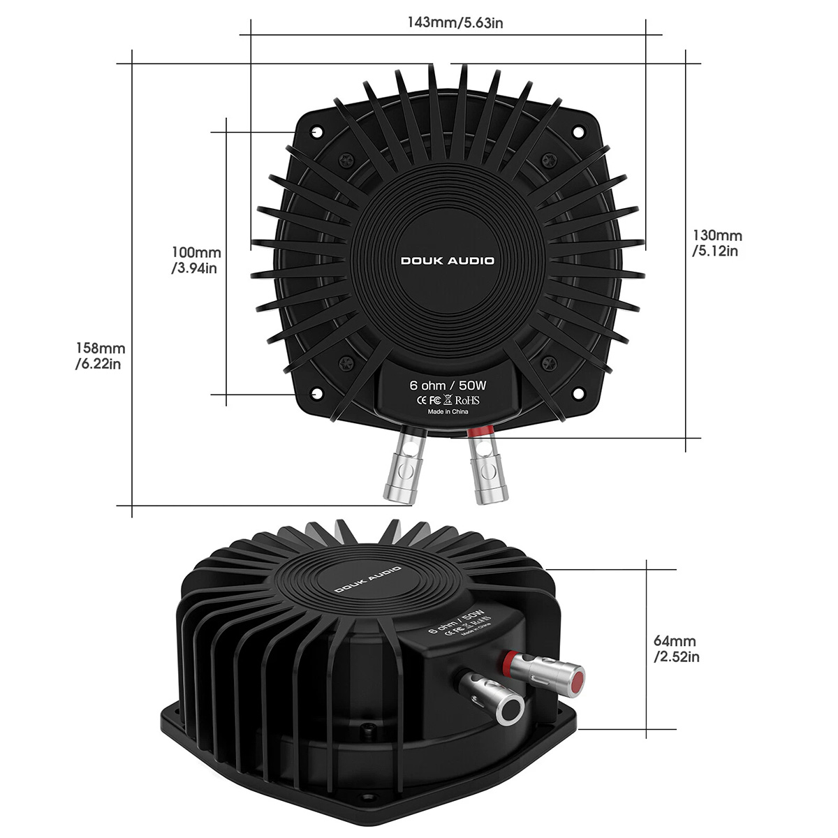 Douk Audio BS-1 dimensions
