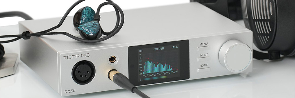 Topping DX5 II: when used with headphones and earphones