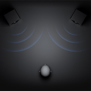 Topping D900 : fonction crossfeed casque