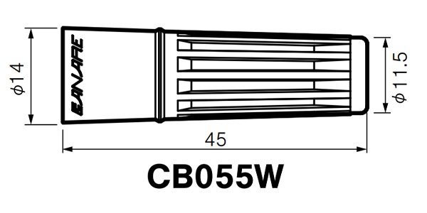 CANARE CB055W dimensions