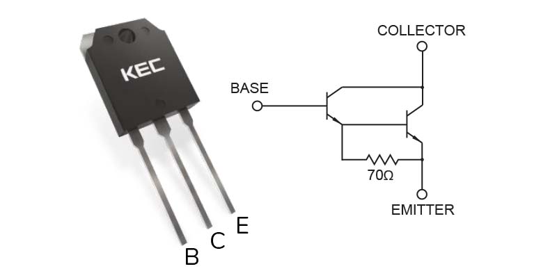 Pins du KEC KTD1640G-Y