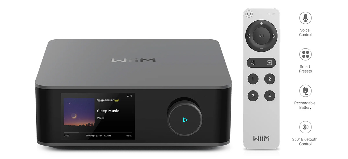 WiiM Amp Ultra: WiiM Voice Remote 2